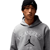 Nike Jordan LA City HBR Pullover Hoodie Carbon Heather  HF1498-091 Men's