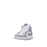 Nike Jordan 1 Mid SE White/Cool Grey-Medium Grey  HF3195-100 Toddler