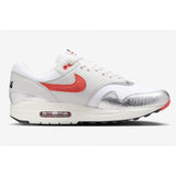 Nike Air Max 1 PRM White/Chile Red  HF7746-100 Men's