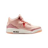 Nike Air Jordan 3 Retro VDay Washed Coral/Gym Red-Sail  HJ0178-600 Women's