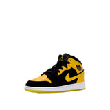 Nike Air Jordan 1 Mid SE Black / Varsity Maize - White  HJ5940-071 Grade-School