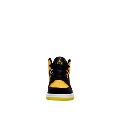 Nike Air Jordan 1 Mid SE Black / Varsity Maize - White  HJ5940-071 Grade-School