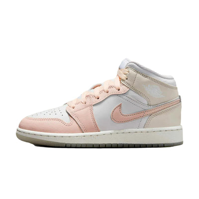 Nike Air Jordan 1 Mid SE Sail / Guava Ice - Sea Glass  HJ5940-100 Grade-School