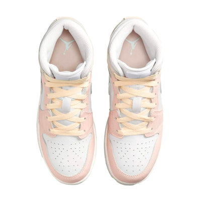 Nike Air Jordan 1 Mid SE Sail / Guava Ice - Sea Glass  HJ5940-100 Grade-School