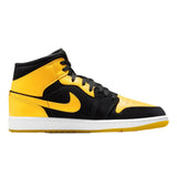 Nike Air Jordan 1 Mid SE Black / Varsity Maize - White  HJ6654-071 Men's