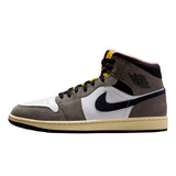 Nike Air Jordan 1 Mid SE White / Oil Grey - Cave Stone  HQ2011-100 Men's