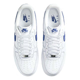 Nike Air Force 1 '07 LV8 White / Deep Royal Blue  HQ2037-100 Men's