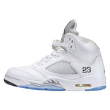 Nike Air Jordan 5 Retro OG White / Black - Metallic Silver  HQ7978-103 Men's