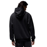 Nike Jordan Brooklyn Fleece Pullover Hoodie Black/White-Red  HV5096-045 Men's