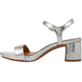 Naturalizer Izzy Ankle Straps Silver  I9949S1020 Women's