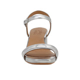Naturalizer Izzy Ankle Straps Silver  I9949S1020 Women's