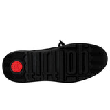 Fitflop F-Mode Water-Resistant Fleece-Lined Mesh Flatform Laced Booties Black / Black  IA4-001 Women's