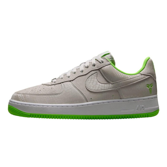 Nike Kobe Air Force 1 Low Vast Grey / Electric Green - White  IB0018-006 Men's