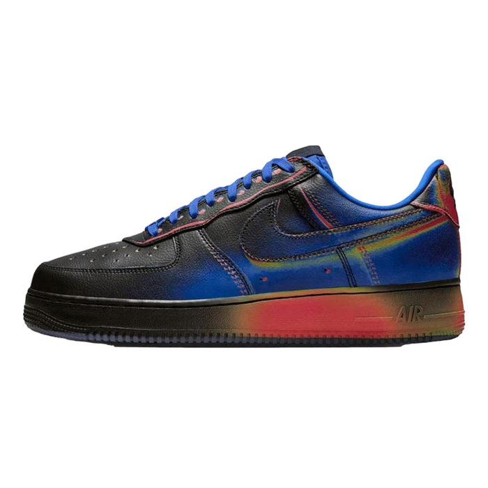 Nike Air Force 1 Low Retro Black / Racer Blue - Volt Ice  IB6834-001 Men's