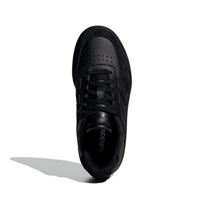 Adidas Court Block Black / Black / Black  ID6502 Grade-School