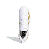 Adidas Adizero Electric Football Cleats White / Gold  IE3287 Men's