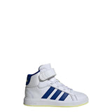 Adidas Grand Court Mid White / Blue  IE3861 Grade-School