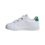Adidas Advantage 2.0 White / White / Green  IE9019 Pre-School