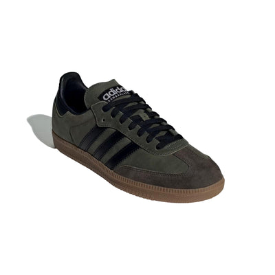 Adidas Samba OG Green/Core Black/Brown Desert  IE9163 Men's