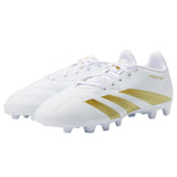 Adidas Predator Club J Football Boots Flexible Ground White / Gold Metallic / White  IF6426 Grade-School