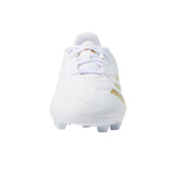 Adidas Predator Club J Football Boots Flexible Ground White / Gold Metallic / White  IF6426 Grade-School