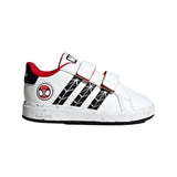 Adidas Grand Court Spider-Man White / Black / Better Scarlet  IF9893 Toddler