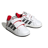Adidas Grand Court Spider-Man White / Black / Better Scarlet  IF9893 Toddler