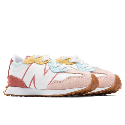 New Balance 327 White/Pink  IH327HG1 Toddler