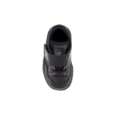 New Balance 550 Bungee Lace with Top Strap Black/Black  IHB550BB Toddler