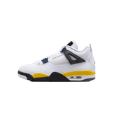 Nike Air Jordan 4 Retro White / Tour Yellow / Dark Blue Grey / Black  IO2463-102 Men's