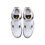 Nike Air Jordan 4 Retro White / Tour Yellow / Dark Blue Grey / Black  IO2463-102 Men's