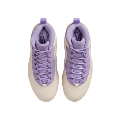 Nike Air Jordan 10 Retro Chalk / Hydrangeas - Wild Grape  IQ0388-101 Women's