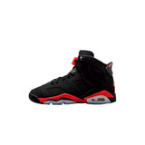 Nike Air Jordan 6 Retro Black / Light Crimson  IQ1275-001 Grade-School