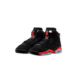 Nike Air Jordan 6 Retro Black / Light Crimson  IQ1275-001 Grade-School