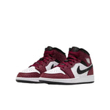 Nike Air Jordan 1 Mid SE Team Red / White - Black  IQ5230-600 Grade-School