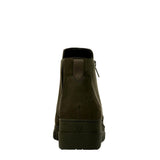 Vionic Uptown Sur Booties Dark Khaki / Green Nubuck  J0718L4300 Women's