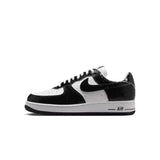 Nike Air Force 1 Cracked Leather Black / Black - White  JA0248-001 Men's