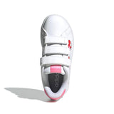 Adidas Advantage Base 2.0 White / Bliss Pink / Pulse Lime  JH9860 Pre-School