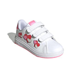 Adidas Advantage Base 2.0 White / Bliss Pink / Pulse Lime  JH9860 Pre-School