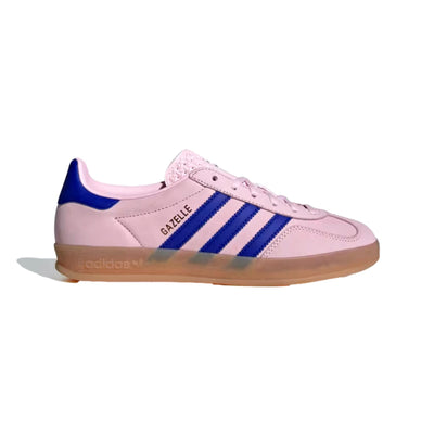 Adidas Gazelle Indoor Clear Pink/Lucid Blue-Gum  JI1371 Women's