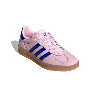 Adidas Gazelle Indoor Clear Pink/Lucid Blue-Gum  JI1371 Women's