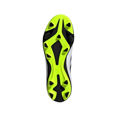 Adidas Goletto IX Laceless Firm/Multi Ground White / Black / Lucid Lemon  JI1612 Pre-School