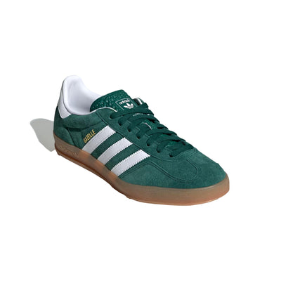 Adidas Gazelle Indoor Collegiate Green / Cloud White / Gum  JI2062 Men's