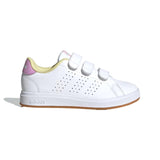 Adidas Advantage Base 2.0 White / Bliss Lilac / Clear Pink  JI4195 Pre-School