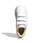 Adidas Advantage Base 2.0 White / Bliss Lilac / Clear Pink  JI4195 Pre-School