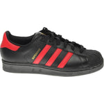 Adidas Superstar J Core Black/Scarlet-Gold Metallic  S80695 Grade-School