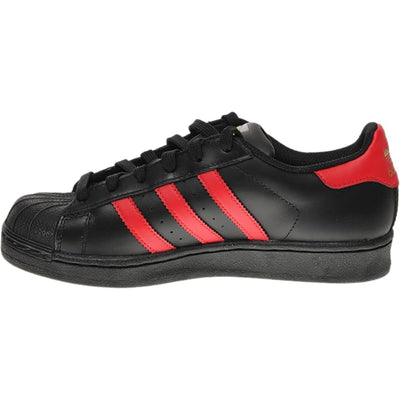 Adidas Superstar J Core Black/Scarlet-Gold Metallic  S80695 Grade-School