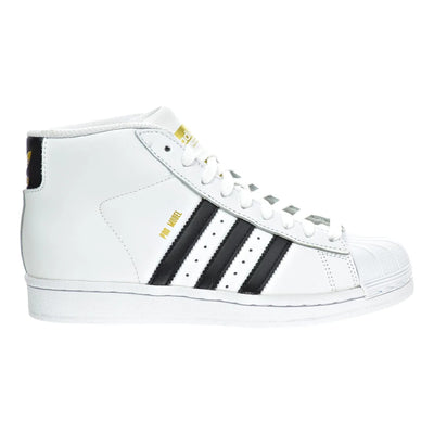 Adidas Pro Model Footwear White/Core Black-Footwear White  S85962 Grade-School