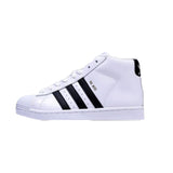 Adidas Pro Model Footwear White/Core Black-Footwear White  S85962 Grade-School
