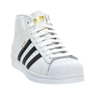 Adidas Pro Model Footwear White/Core Black-Footwear White  S85962 Grade-School